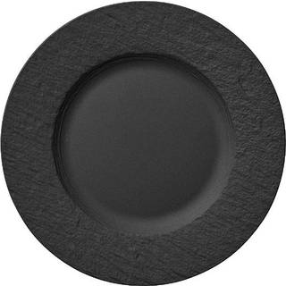 Villeroy & Boch Manufacture Rock Tallerken 22 Cm - Middagstallerkner Porcelæn Sort - 10-4239-2640