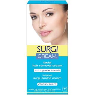 Ardell Surgi Professional Hair Remover Cream til Face Fresh Duft 1.75 ounce