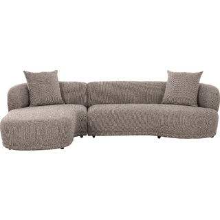 Kingston Sofa, Brun venstrevendt med 2 puder