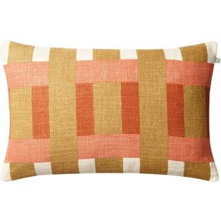 Chhatwal & Jonsson Benaras pudebetræk 40x60 cm Khaki-rose-apricot orange
