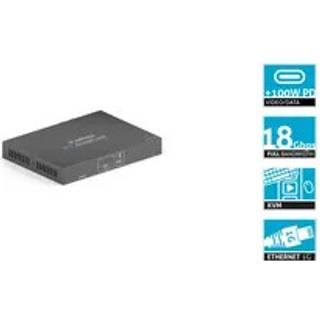 PureLink PT-HUB-100 | ProAV USB-C Alt-mode Dock | 1in x 2out | 3840x2160 60Hz 4:4:4 | Conferencing Hub