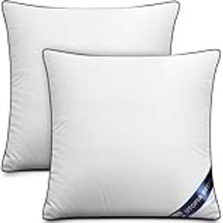 Utopia Bedding kast pudeindsatser (pakke med 2 hvide) 18 x 18 tommer dekorative indend?rs puder til sovesofaen sofa pude sham stuffer