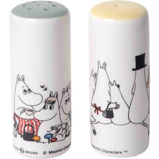 Pluto Design Moomin love salt & pebersæt Hvid-multi