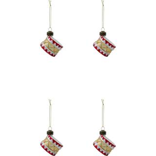 House Doctor Juletræspynt Trommer 4-pak