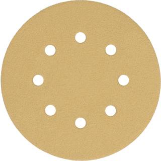 Slibepapir t/excentersliber 125mm 8 hul K40, 10stk