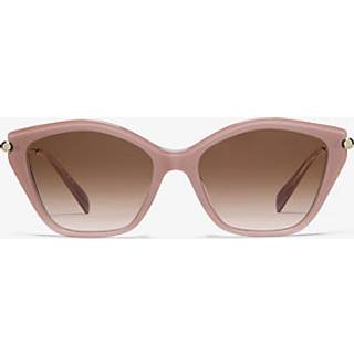 Michael Kors Kvinde MK2246U CATSKILLS 401513 Solbriller Acetat Hvid Brun Geometrisk Normal Skygge