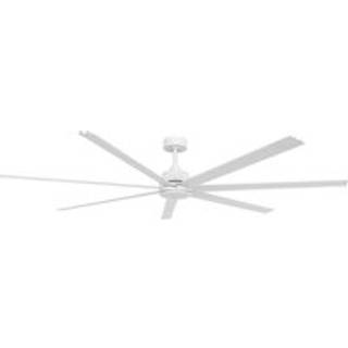 Beacon Lighting loftventilator med lys Atlanta hvid DC lydløs Atlanta, dæmpbar, Hvid/opal, Stue/spisestue, Aluminium, Moderne