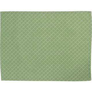 Almedahls Prickruta dækkeserviet 34x45 cm 2-pak Grøn