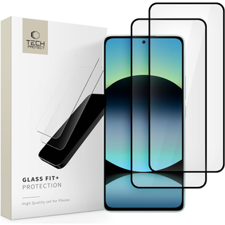 Xiaomi Redmi Note 14 (4G) / (5G) Tech-Protect Glass Fit+ Skærmbeskyttelse - 2 Stk. - Gennemsigtig