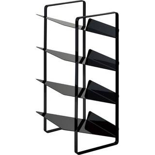 Yamazaki Flaskeholder - Sort - 20cm x 20,5cm x 40cm - Thora