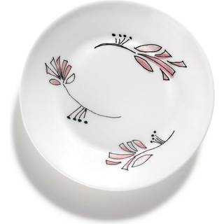 Serax Fiore Dyb Tallerken Xs - Dybe tallerkner Benporcelæn Rosa - B9223111-410
