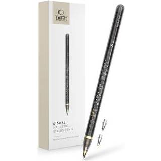 Tech-Protect Stylus Pen "4" til iPad - Gennemsigtig / Sort