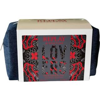Giftset Replay Signature Lovers Man Edt 100ml + Pochette