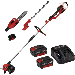 Einhell GE-LM 36/4in1 Multiklippersæt med 2 stk. 3,0Ah batteri og lader