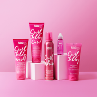 Umberto Giannini Curly Girl Friendly Hair Kit - Curl Jelly Curl Jelly Wash Shampoo & Care Conditioner Bond Reparation Curl Oil & Curl Whip Activa