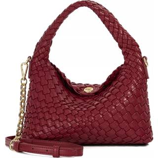 Dune London Dune London Red Dinkydeliberate Mini Woven Slouch Crossbody Bag