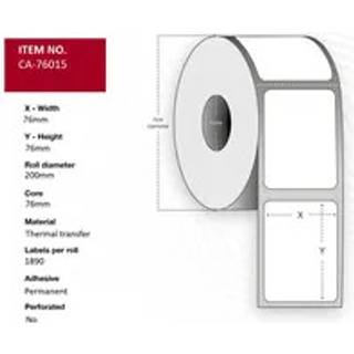 Label 76 x 76mm, Core 76mm,