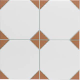 Klinker Clifton Vit-Terrakotta Matt 33x33 cm