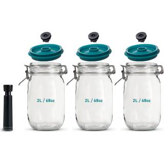 Airtender Airtender vakuumforsegler krukker 3-pak 2L