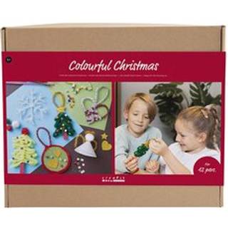 Mega DIY Mix til Farverige Julefigurer - 1 pk.