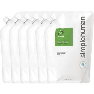 simplehuman rosmarin timian opvaskesbe refill pose 34 Fl Oz pakke med 6