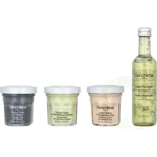 Blancreme Purifying Facial Ritual Set 195 ml Micellar Cleansing Gel 75ml/Exfoliating Sorbet 40ml/2x Foaming Face Mask 40ml