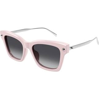 Alexander McQueen Kvinde Alexander McQueen AM0483S 005 Solbriller Acetat Rosa Grå Firkantet