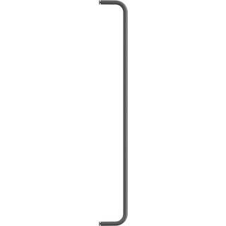 String Lampestang Til Metalhylde 78 Cm - Kroge & Bøjler Stål Mørkegrå - MSR78-19-1