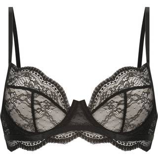 Hunkemöller Ikke-formstøbt bøjle-bh Isabelle sort - 85D