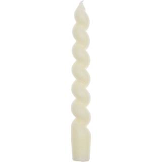 Spiral Kerze 2,4x18,5cm - Eierschale