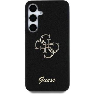 Samsung Galaxy S25 Guess Fixed Glitter 4G Metal Logo Cover - Sort