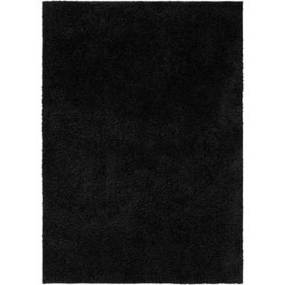 METRO Sort Vaskbart Tæppe - Rektangulær / 160x230 cm / Sort