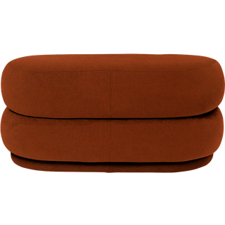 Pouf Oval - Tonus - Red Brown