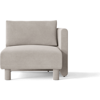 Dase Sofa Chaise Longue Right - Cotton Linen - Natural