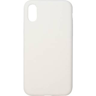 GreenMind iPhone X / XS Foret Silikone Cover - Hvid