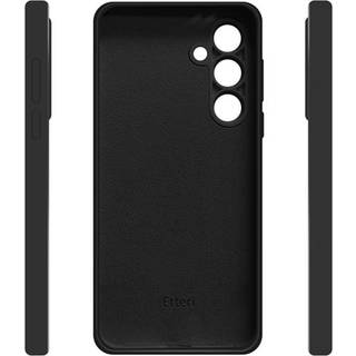 Etteri silikoneskal med mikrofiberforing til Samsung Galaxy S24 FE - Svart