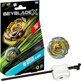 Beyblade X Arrow Wizard 4-80B Starter Pack Set med udholdenhedstype Højre-spinning Top og Launcher; Kæmper med toplegetøj for 8 år gamle drenge o
