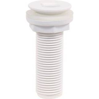 Gevind skroggennemføring TruDesign Skin Fittings Recessed, komposit, forsænket, 60 mm, G 1" (BSP), hvid