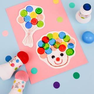 Prik markører til krea - Klare farver - Haku Yoka