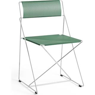 HAY X-Line Stol Varmgalvaniseret Stål/Leek Green