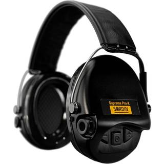 Supreme Pro-X høreværn, Hear2, Leather band, sort