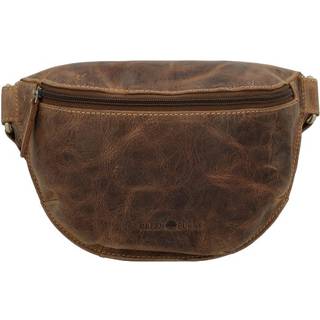 Bauchtasche Leder 26x17cm "Vintage" antikbraun | 1743D-25
