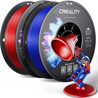 Creality PETG Filament 1,75 mm 3D -printerfilament 2 kg (4,4 lb) p?nt s?rspole -dimensionel n?jagtighed 0,03 mm 2024 Seneste batch Fit til de fle