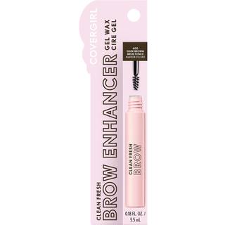 Covergirl Clean Fresh Brow 600 Mørkebrunt øjenbryngel Langvarig vegansk formel Naturlig ser let at anvende ikke udtvær 0,18 oz