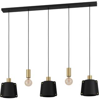 EGLO Stars of Light MAJAGUA langbordspendel 5L E27 sort/børstet messing