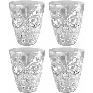 Totenkopf Shotglas 4 Stück