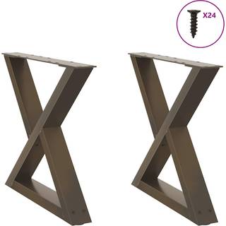 Sofabordben 30X(30-31,3) Cm Stål - Naturfarvet / 50 x (42-43.3) cm