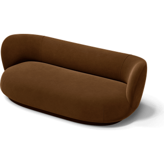 Rico Lounger Sofa - Rich Velvet - Soft Brown