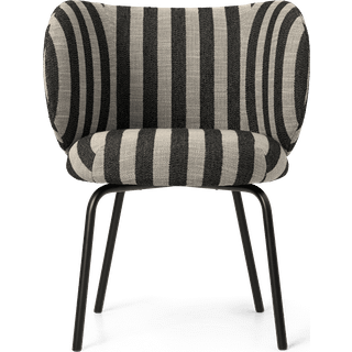 Rico Dining Chair - Black - Louisiana - Sand/Black