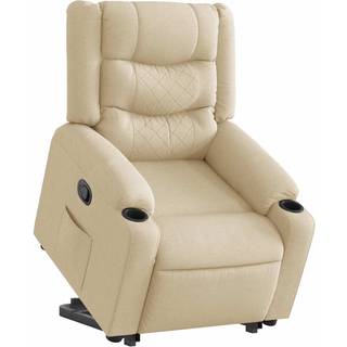 løftestol stof cremefarvet